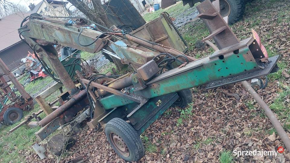 Łuparka hydrauliczna ładowacz do drewna