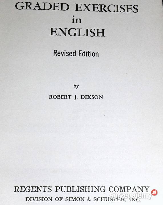Graded Exercises in English Robert James Dixson