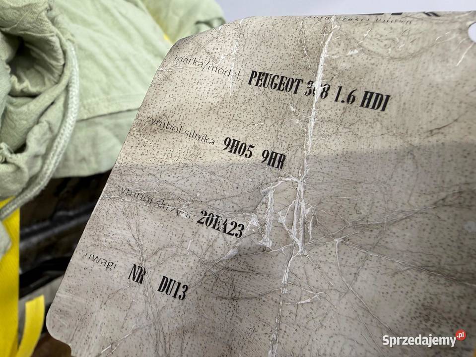 DÓŁ SILNIKA Citroen Berlingo Peugeot Partner III sprzedam