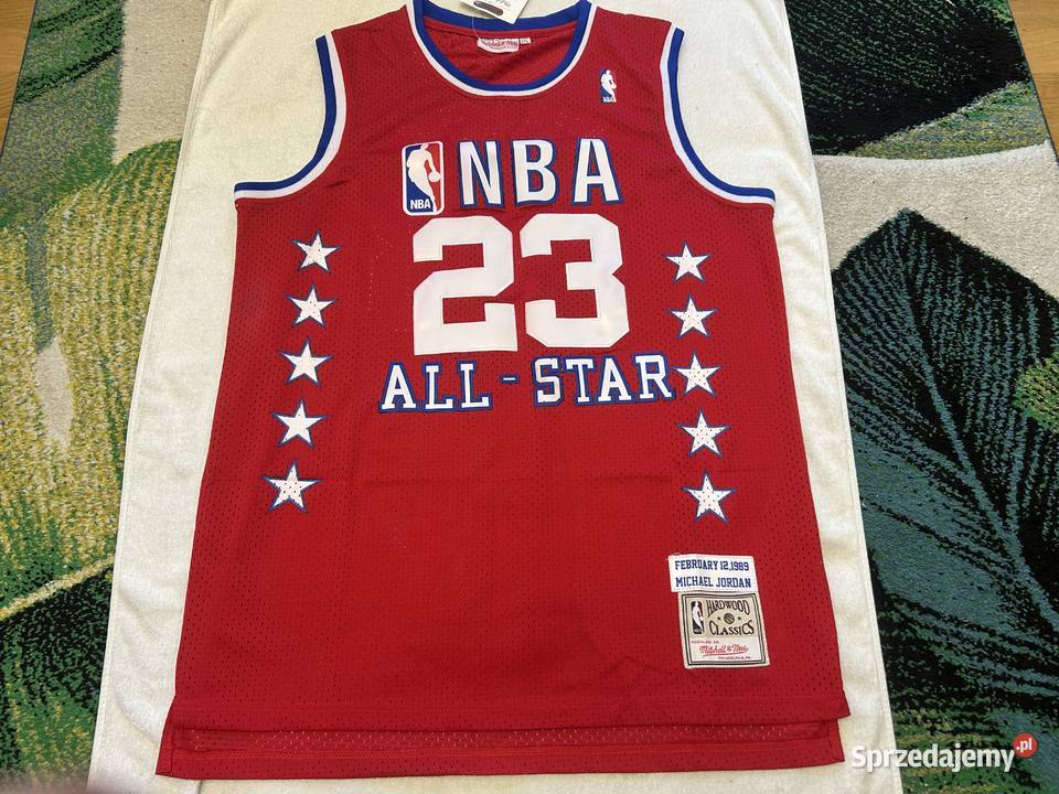 NBA ALL STAR 1989 Michael Jordan 23 Mitchell Koszykówka świętokrzyskie Kielce sprzedam