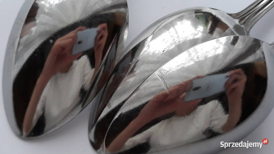 Duże łyżki obiadowe 2 wz SATURN Hefra sztućce Dąbrowa Górnicza sprzedam