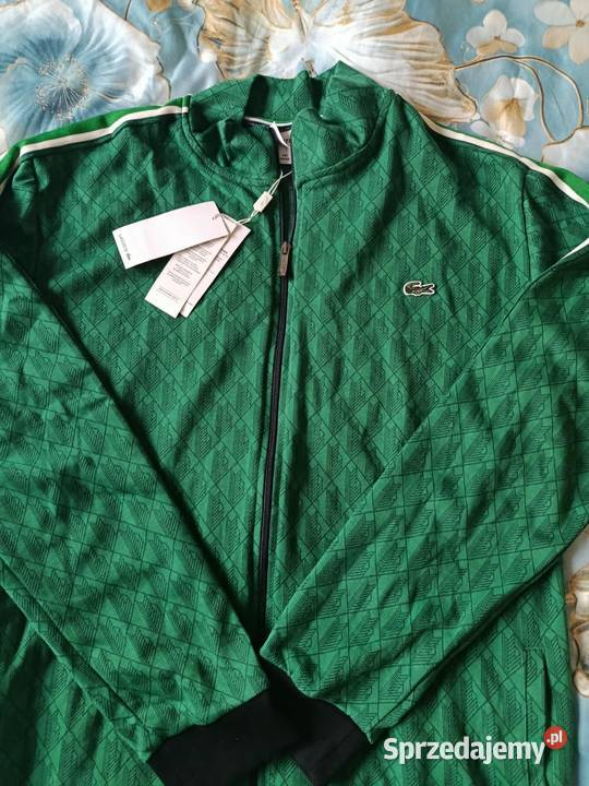 Komplet dresowy Lacoste Monogram wygodny XXL Białystok sprzedam