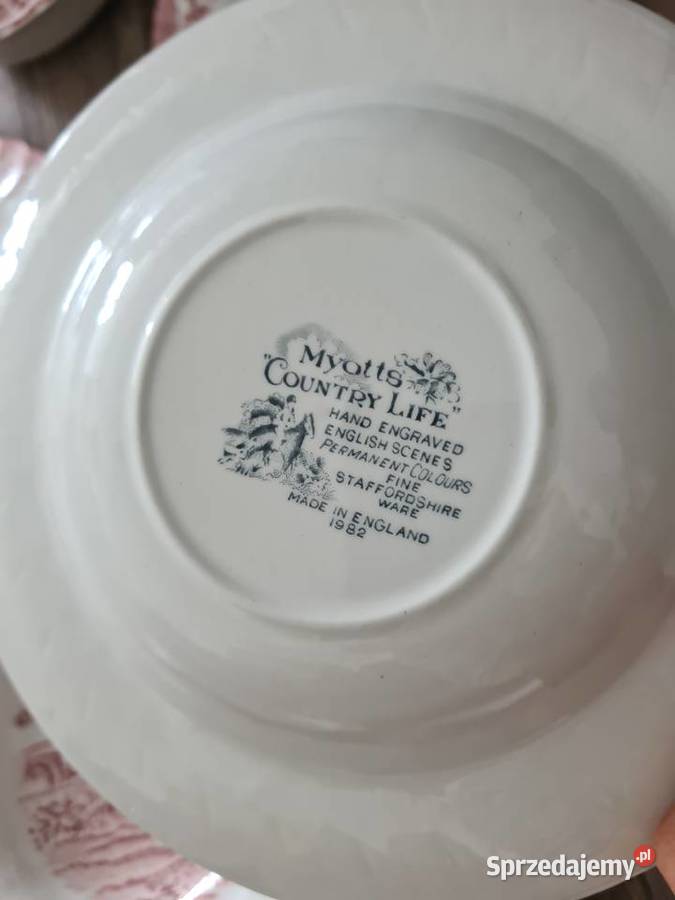 Angielska Porcelana serwis obiadowy Myotts małopolskie Gorlice