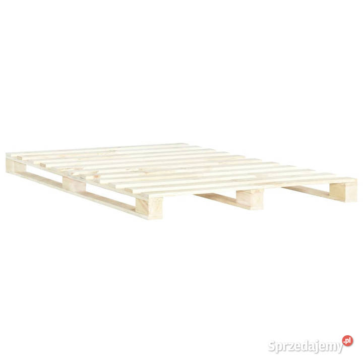 Rama łóżka z palet lite drewno sosnowe 180 x 200 Łóżka mazowieckie