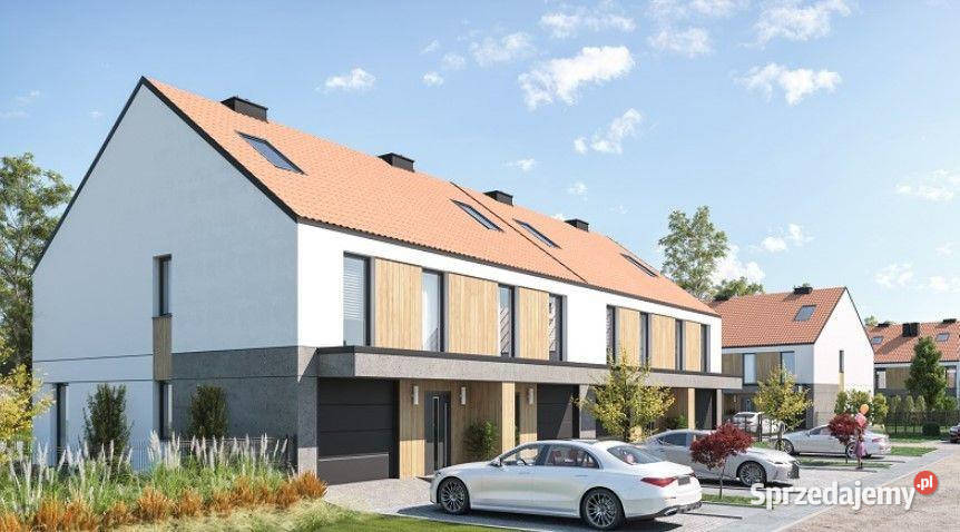 Dom szeregowy 11372 metry Dobrzykowice Liczba pokoi 3 dolnośląskie