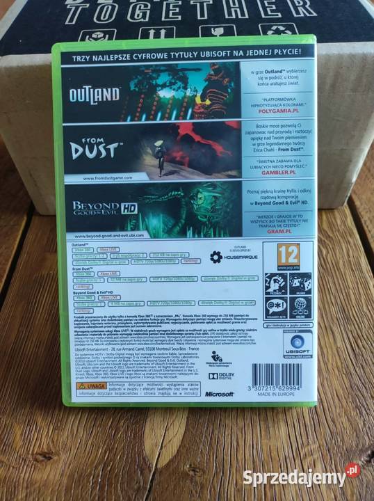Xbox 360 Triple Pack Outland From Dust Beyond Podkałek sprzedam