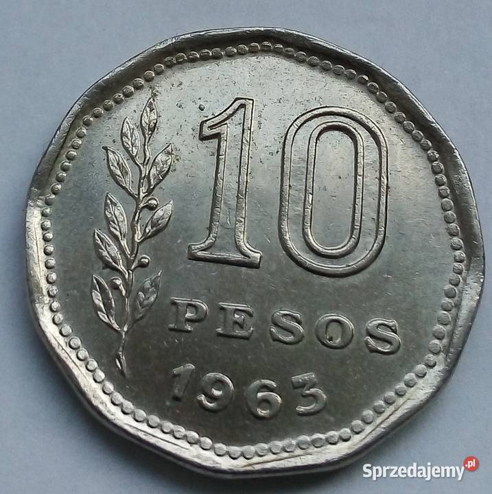 ARGENTYNA10 PESOS1963 r Legionowo sprzedam