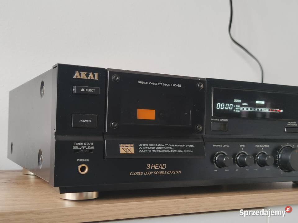 Akai GX65 flagowy odtwarzacz kaset deck Świdwin