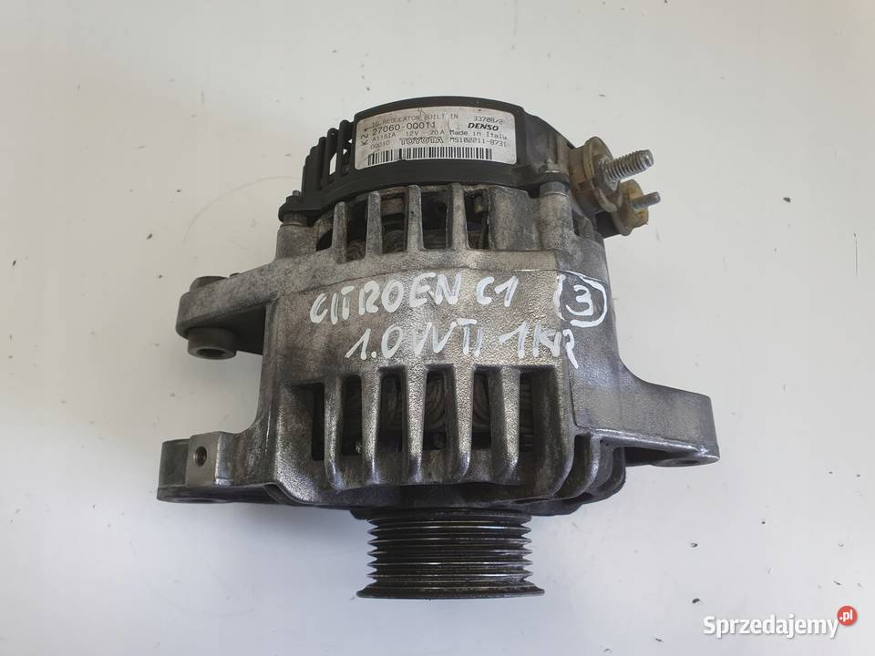 ALTERNATOR Citroen C1 I 10 12V 270600Q011 osobowe