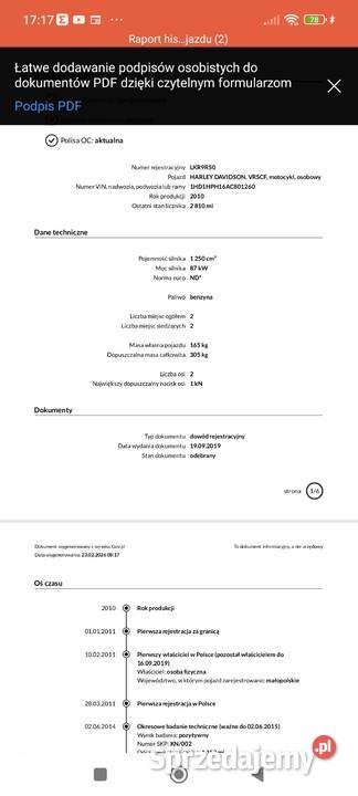 Harley Davidson V ROD MUSCLE Kraśnik