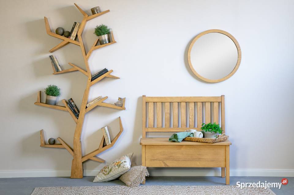 Drewniana ławka ze schowkiem 100cm Maków Podhalański