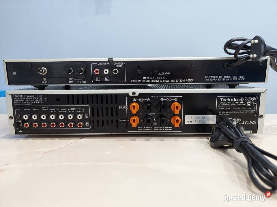 Technics Amplifier SUZ55 and Technics Tuner