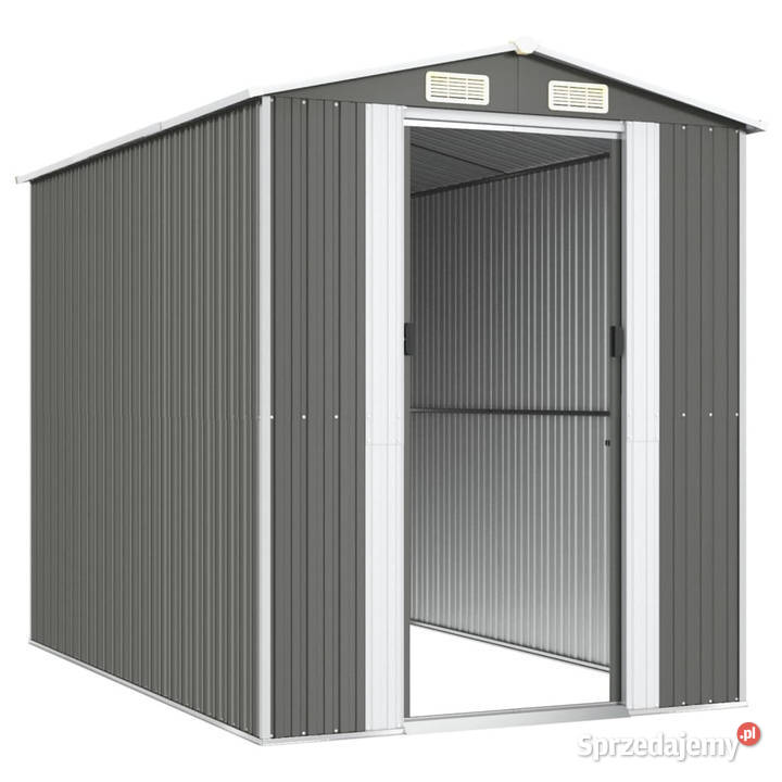 Szopa ogrodowa jasnoszara 192x274x223 stal Warszawa sprzedam