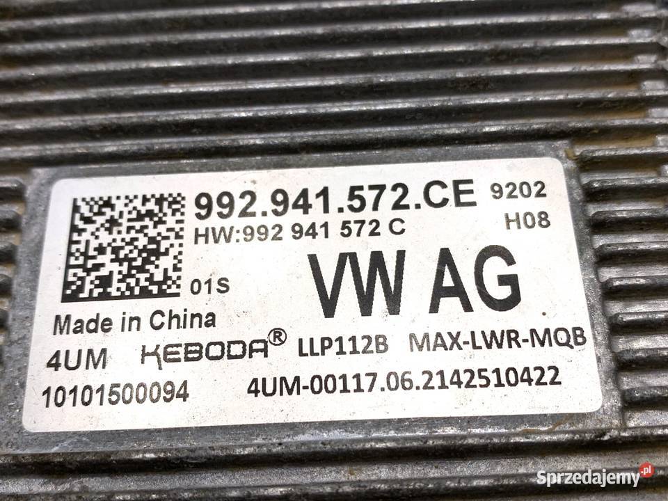 PRZETWORNICA MODUŁ LED SKODA KODIAQ 992941572CE