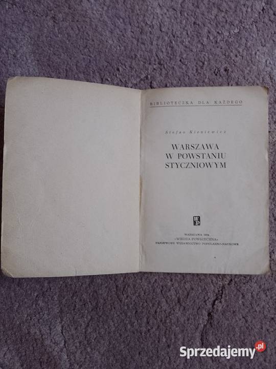 Stefan Kieniewicz Warszawa w powstaniu Rzeszów