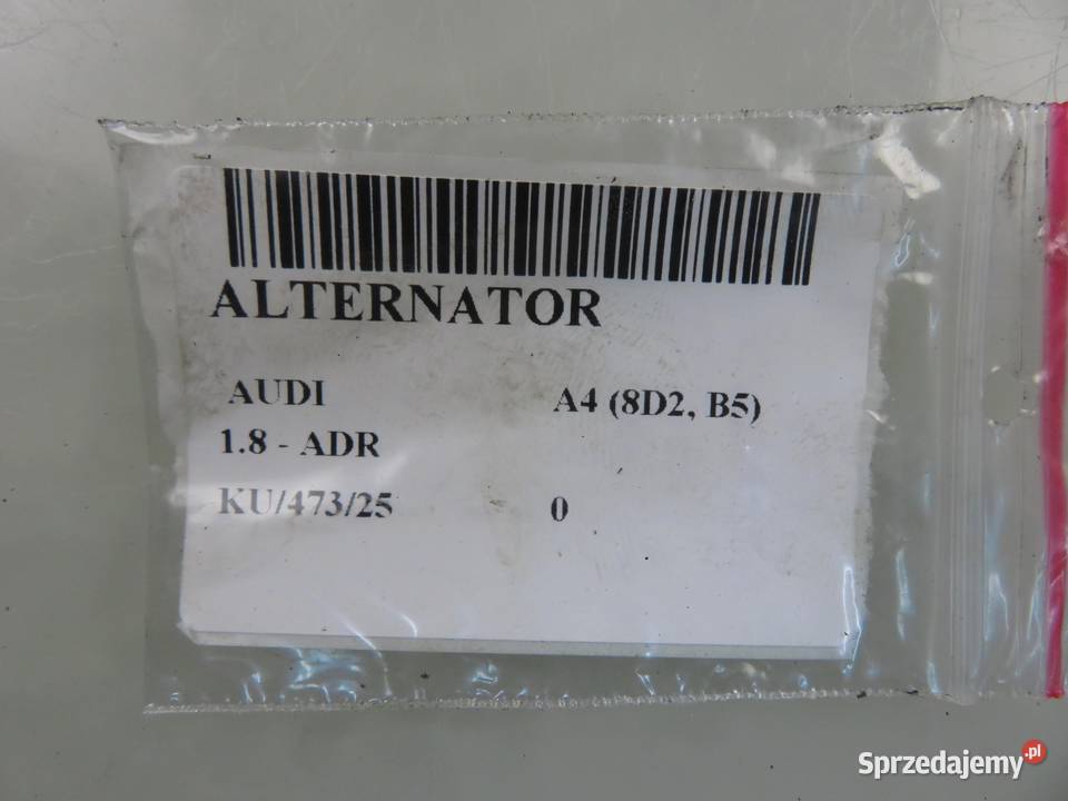 ALTERNATOR AUDI A4 B5 18 ADR małopolskie