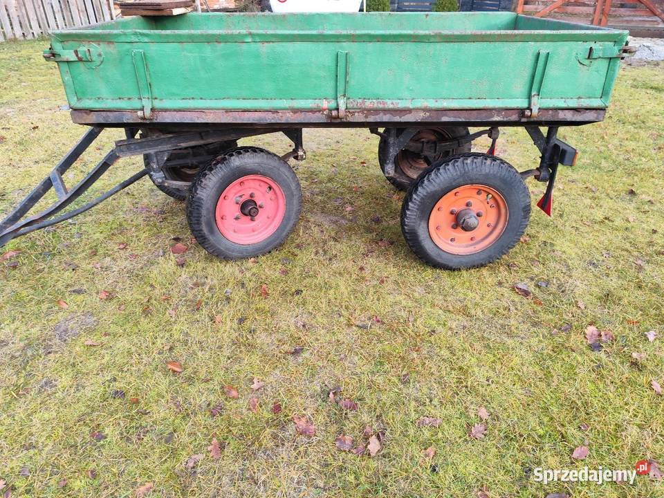 Przyczepka pod mini traktorek Przyczepy rolnicze Przyczepy rolnicze lubuskie Krosno Odrzańskie