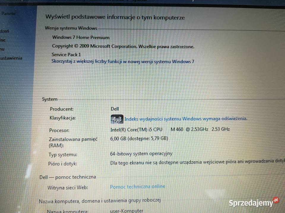 Asus 156 Intel Core i5 6GB RAM 500GB HDD Kędzierzyn-Koźle