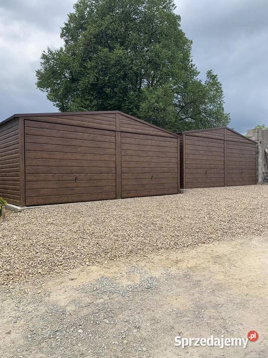 Garaże blaszane na każdy wymiar profil zamknięty