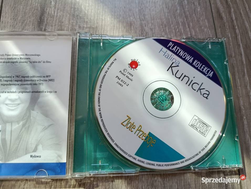 Halina Kunicka złote przeboje platynowa kolekcja Poznań