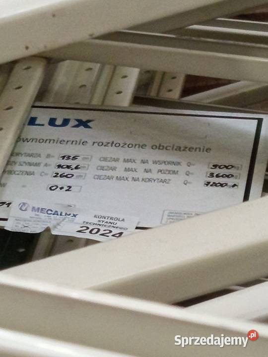 Regał regały magazynowe paletowe przemysłowe Zamość