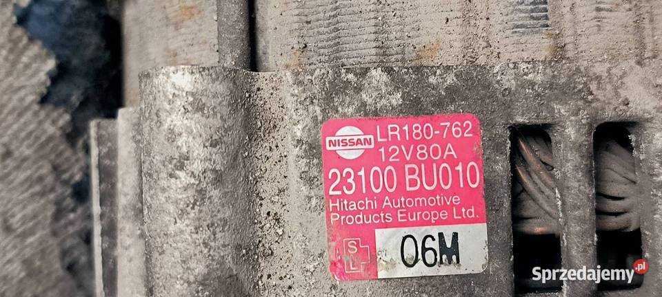 ALTERNATOR NISSAN ALMERA 23100BU010 Lipno