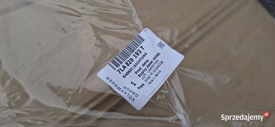 VW T5 T6 T61 USZCZELKA KLAPY BAGAŻNIKA NOWA lubuskie