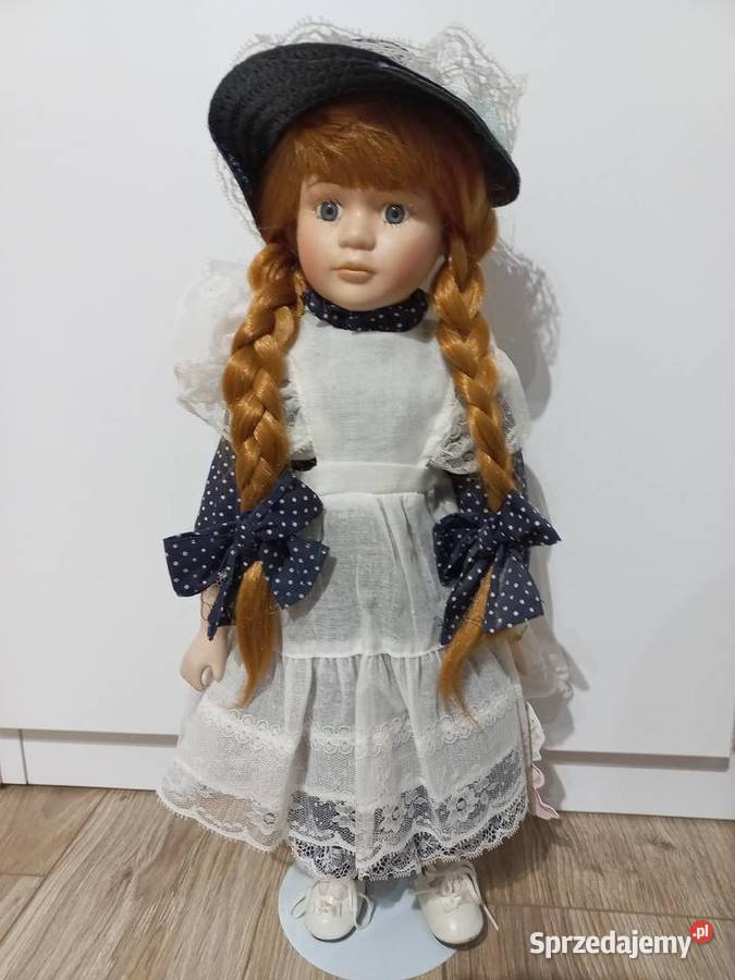 Piękna kolekcjonerska lalka porcelanowa ręcznie Pozostałe Inowrocław