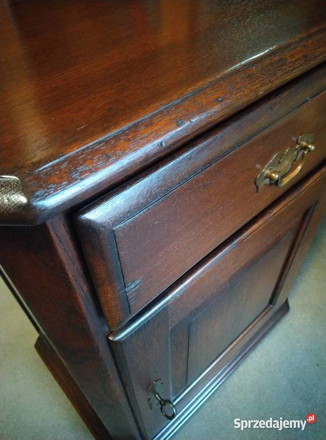 Dębowa komoda szafka lite drewno Białystok sprzedam