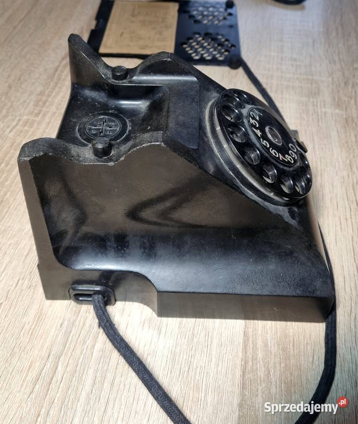 Zabytkowy telefon CZPE DC21 pierwszy powojenny podlaskie Białystok