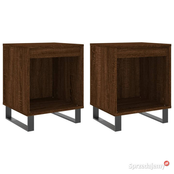 Szafki nocne 2 brązowy dąb 40x35x50 WM830747 Warszawa sprzedam