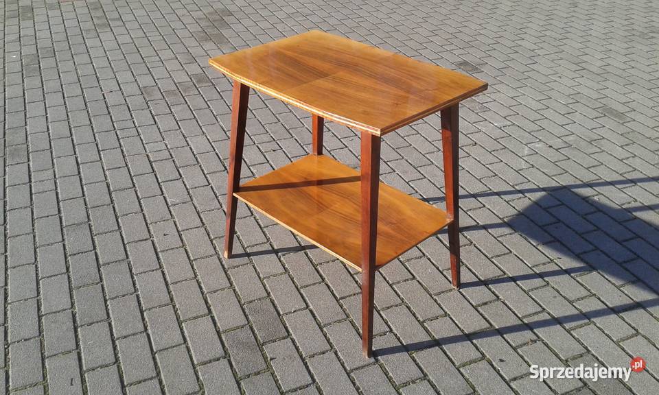 Stolik pod radio telewizor PRL design lata 60 70 pomorskie Gdynia