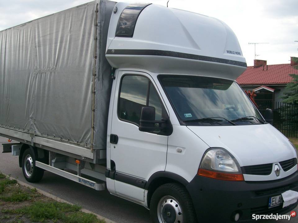 Renault MasterKontener 8 palet Sypialnia Webasto kupiony w polskim salonie łódzkie Łask