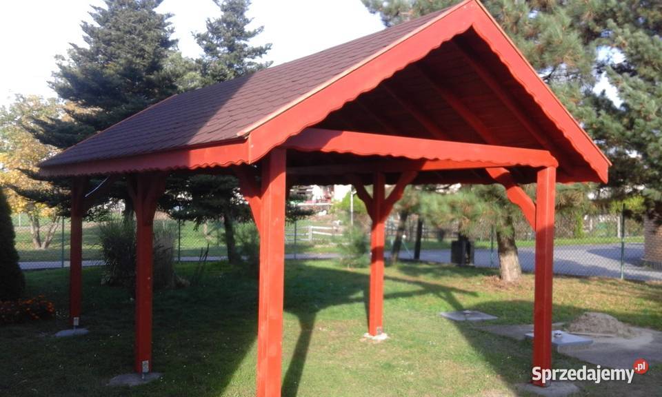 wiata zadaszenie Błotnica Strzelecka