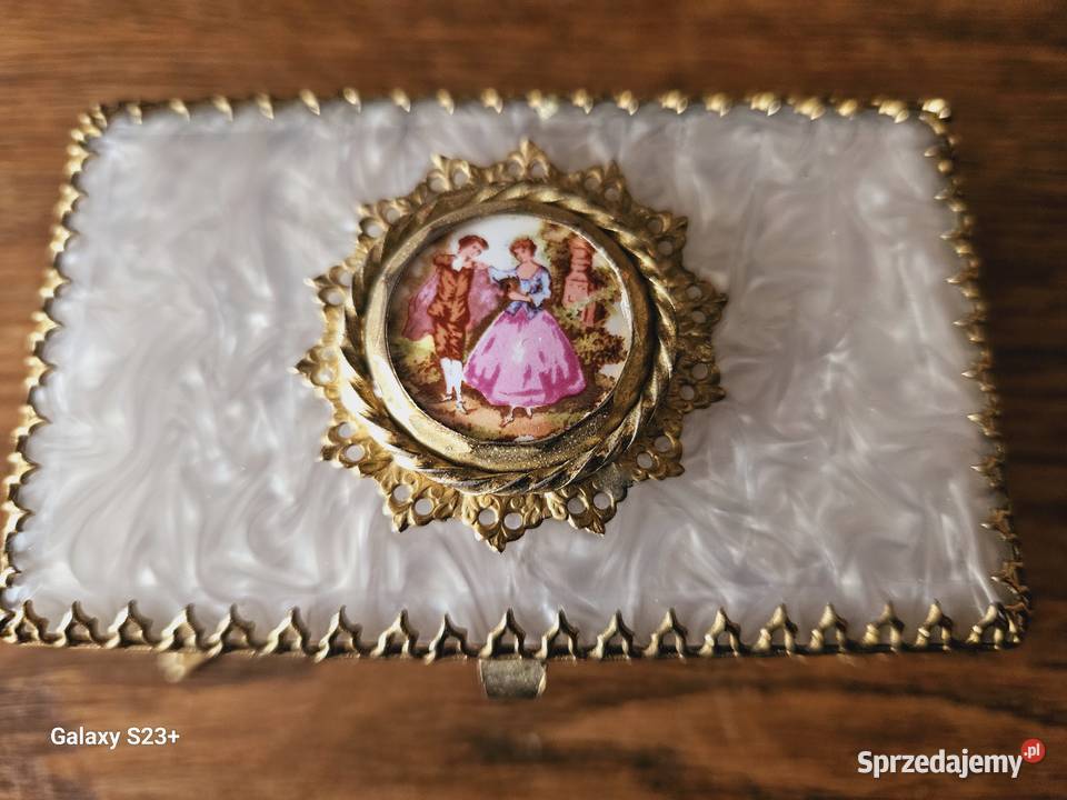 Szkatułka Francja piękna stara unikatowa retro Piastów sprzedam