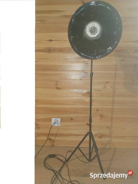 Dekoracyjna lampa stojąca z płyty winylowej E27 czarny sprzedam