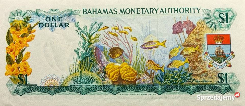BAHAMY 1968P27a1 dolar UNC wysyłka Człuchów