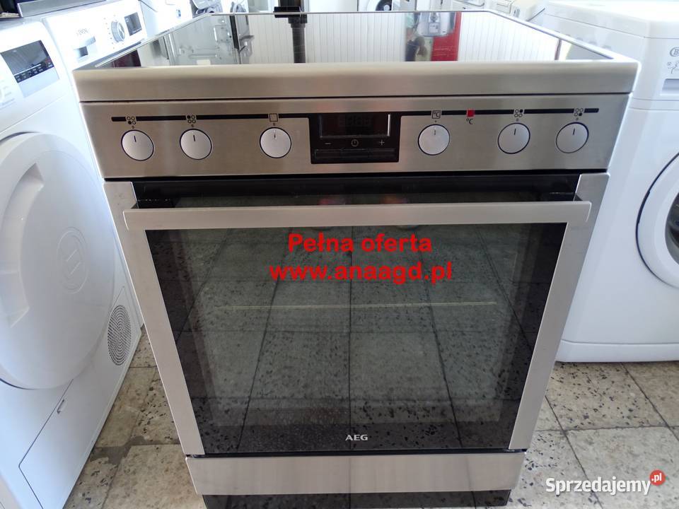 KUCHENKA elektryczna AEG inox szer60 Duży Wybór Miękowo sprzedam