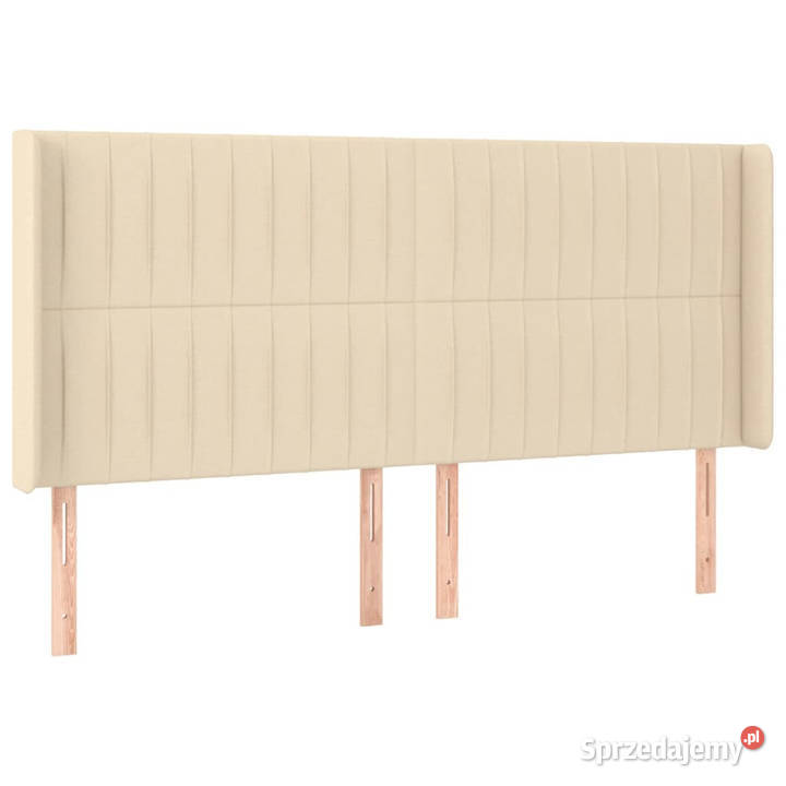 Zagłówek do łóżka z LED kremowy 203x16x118128 Warszawa