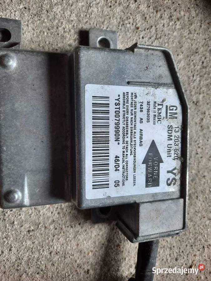 sensor Airbag opel meriva 14 Pozostałe Mieleszyn