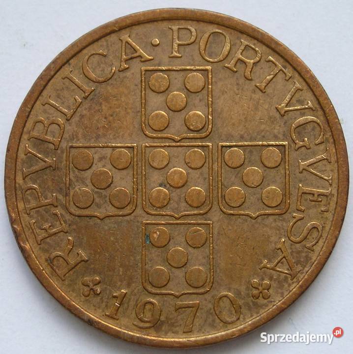 PORTUGALIA 1 ESCUDO 1970 STAN 2 Łódź