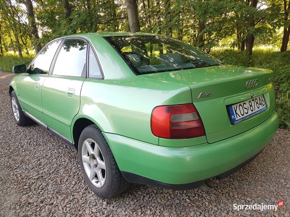 1997 Audi A4 19tdi 110 KlimaTronic zielony małopolskie Kraków