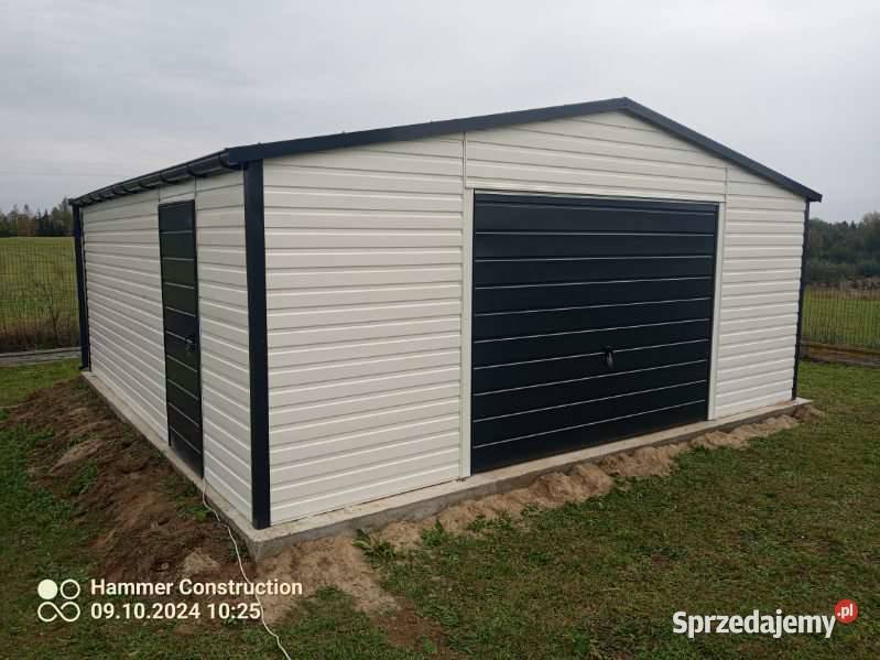 Garaż blaszany 6x6 Wzmocniony PROFILAMI śląskie Rybnik