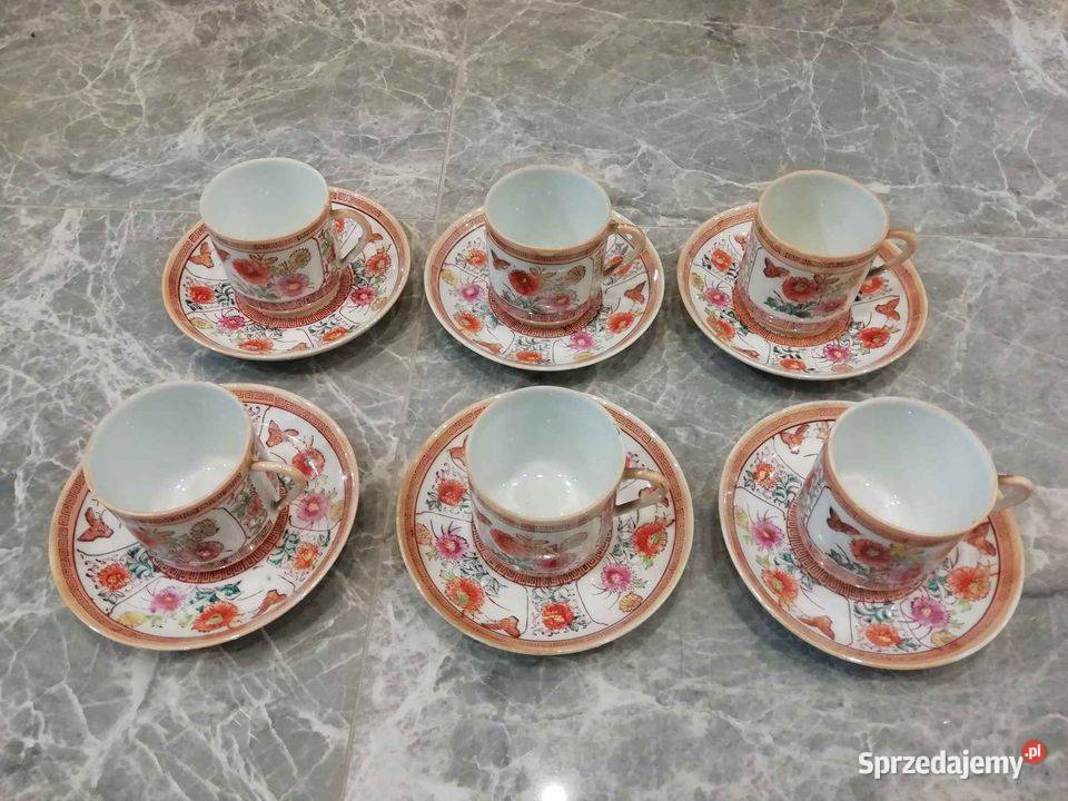 Filiżanki Chinska porcelana z lat 80 Warszawa sprzedam