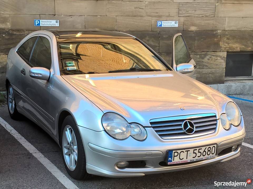 Mercedes c200 kompresor sport coupe lpg Panorama Trzcianka sprzedam