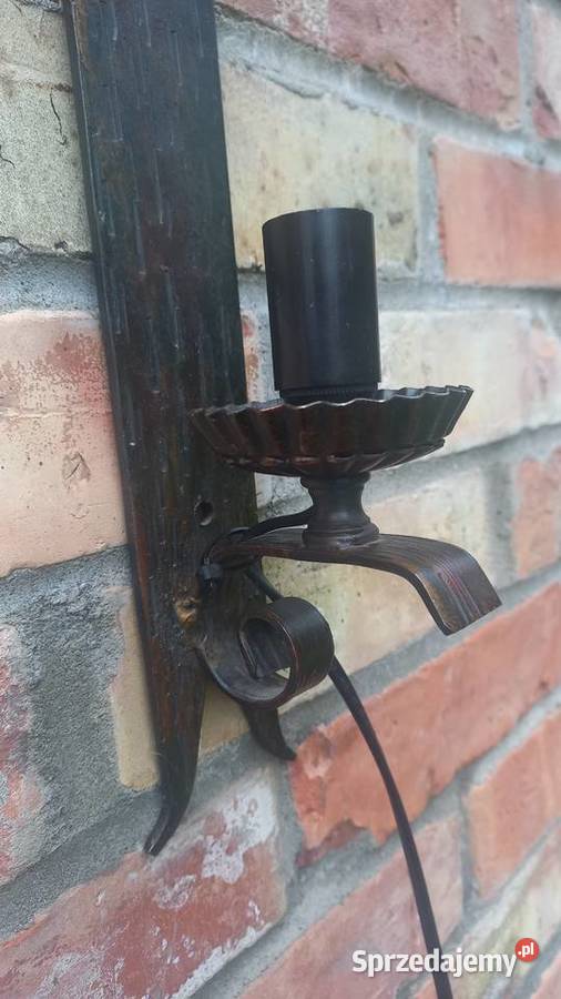 Kinkiet metalowy scienny Lampka nocna 694 Gawroniec