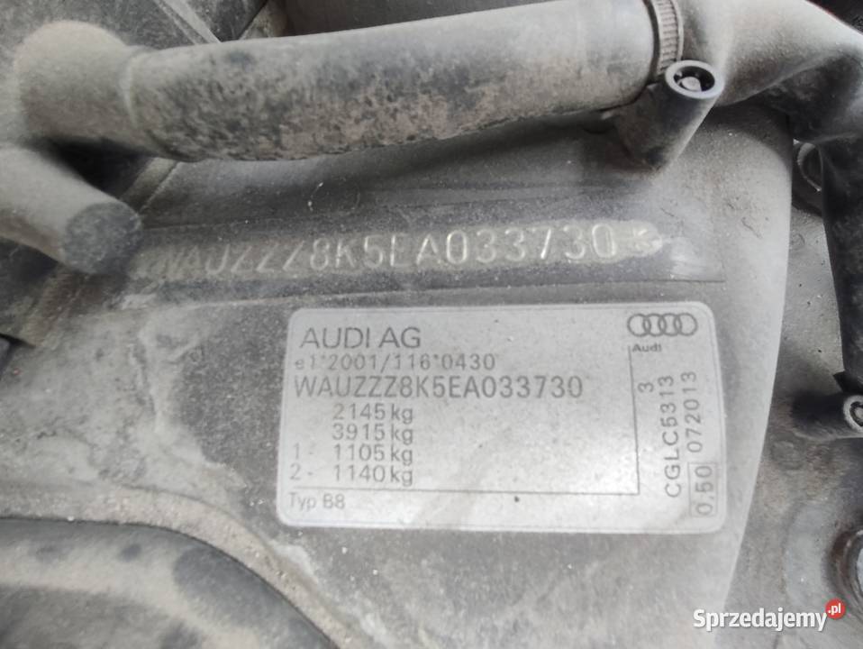 Audi A4 B8 20 TDI 177 SLine 1997cm3 Reda