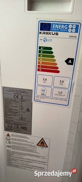 KREXUS model EX9148 klimatyzacja przenośna stan sprzedam
