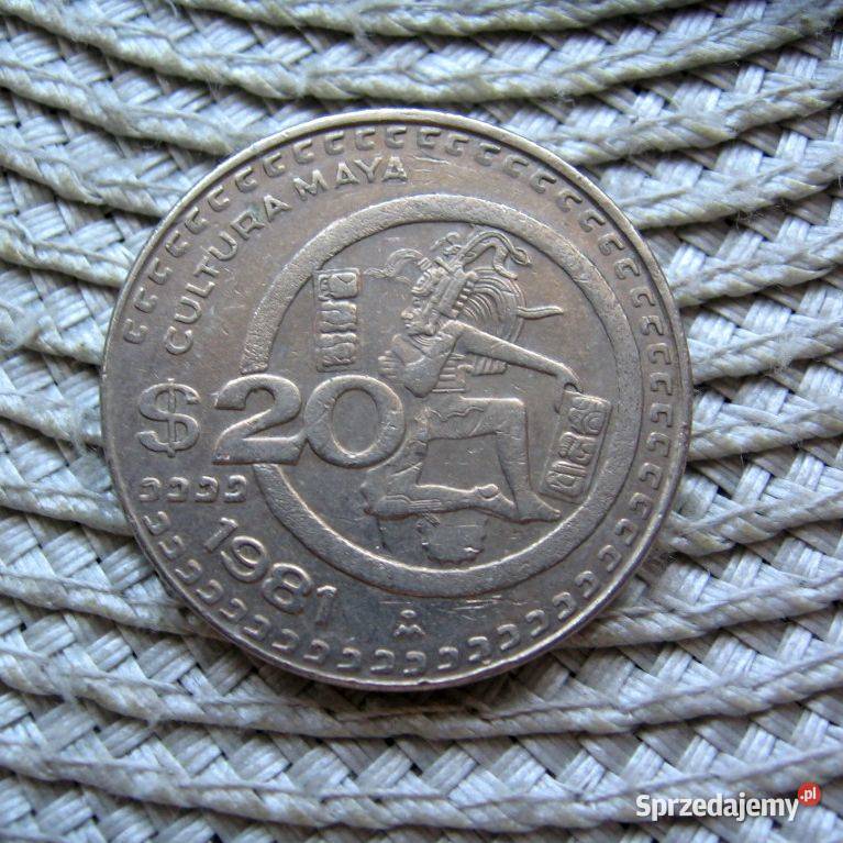 Meksyk 20 Peso 1981r wielkopolskie Kalisz