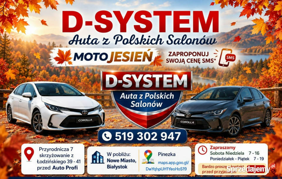 Toyota Corolla 22 Salon Polska 18 HYBRID 1wł z tempomat podlaskie Białystok